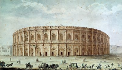 Vista del Anfiteatro Romano de Alphonse de Seynes